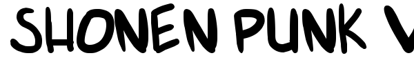 Shonen Punk v2 font preview